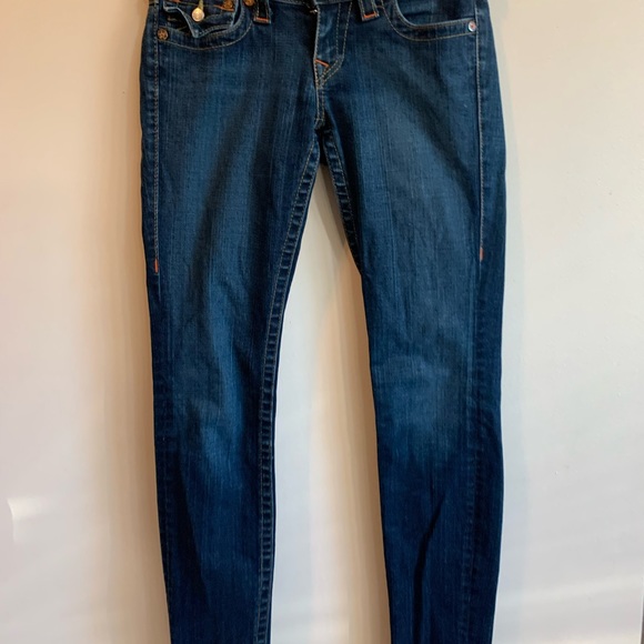 Womens Size 27 Julie True Religion Jeans Waist 29.5 inches (Size 4) - Picture 3 of 10
